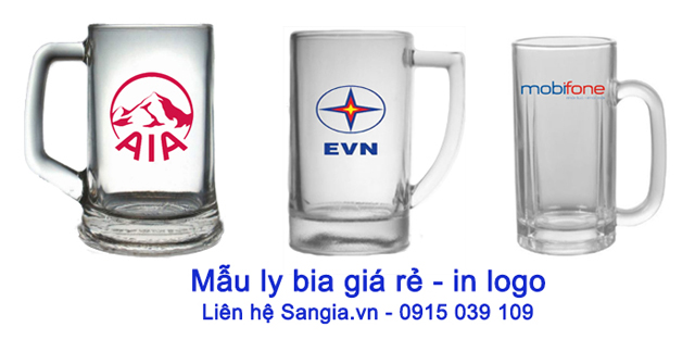 Ly bia in logo