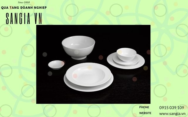 Quà tặng bộ bàn ăn Gốm sứ Minh Long