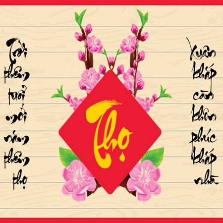 Mẫu thiệp mời mừng thọ giá rẻ #4 Mẫu thiệp mời mừng thọ giá rẻ