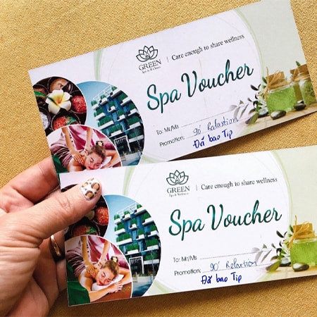 Voucher thư giãn và làm đẹp