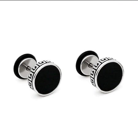 Bông tai nụ đá vàng tây 10k đủ size - BT211 - Bạc Minh Cảnh