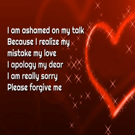 những câu xin lỗi người yêu hay
