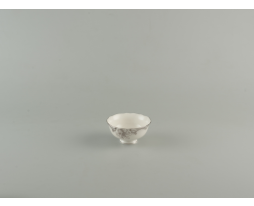 CHÉN CƠM 11.5cm ĐÀI CÁC TRANG TRÍ BẠC MINH LONG