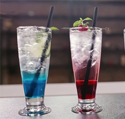 LY SODA TIARA FOOTED 395ml OCEAN (CHUYÊN DÙNG QUÁN CAFE)