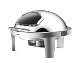 LÒ HÂM BUFFET TRÒN CHÂN INOX (NẮP PC) N5-LHKS51363 CHENG'S