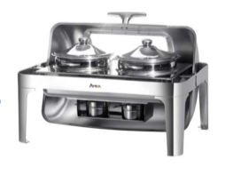 LÒ HÂM SOUP CHỮ NHẬT CHÂN INOX (NẮP PC) N5-LHKS61383 CHENG'S