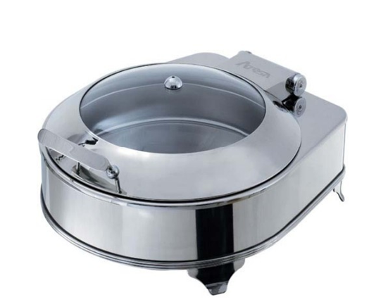 LÒ HÂM BUFFET TRÒN NẮP KIẾNG CÓ KHUNG CHÂN N5-LHAT51293