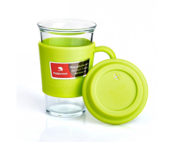 LY THUỶ TINH CÓ NẮP ĐẬY SILICON 380ML GLASSLOCK