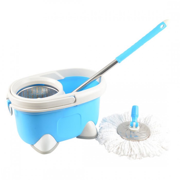 BỘ LAU NHÀ 360 ĐỘ LỒNG INOX HAPPY'S MOP HM-3602 Bộ Lau Nhà 360 Độ Lồng Inox Happy'S Mop Hm-3602