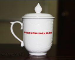 In logo lên ly sứ