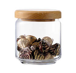 LỐ HŨ POP JAR NẮP GỖ 500ml OCEAN 