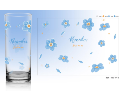 LỐ LY FINE DRINK IN HOA CÁC LỌAI 485ml OCEAN 