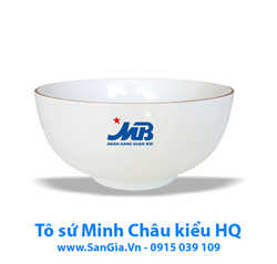 TÔ SỨ KIỂU HÀN QUỐC 15cm MINH CHÂU MẠ VÀNG CAO CẤP