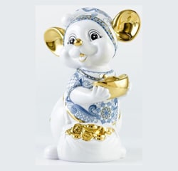 TƯỢNG CHUỘT NGỌC CANH TÝ 24cm QUÀ TẶNG Ý NGHĨA CHO NĂM 2020