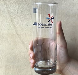 MẪU LY ỐNG UỐNG NƯỚC 320ml LÀM QUÀ TẶNG CỦA CÁC NGÂN HÀNG