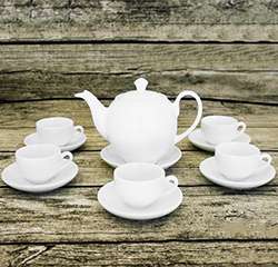 BỘ ẤM TRÀ BÁT TRÀNG TRÒN 0,8L LÀM QUÀ TÂN GIA MỪNG THỌ