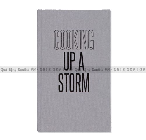 MẪU SỔ QUÀ TẶNG QUẢNG CÁO A6 IN HÌNH ẢNH LOGO COOKING