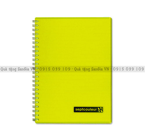 MẪU SỔ TAY QUÀ TẶNG ĐẸP A5 GIÁ RẺ IN LOGO SEPTCOULEUR
