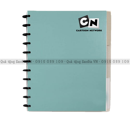 MẪU SỔ QUÀ TẶNG DOANH NGHIỆP IN HÌNH ẢNH LOGO HOẠT HÌNH