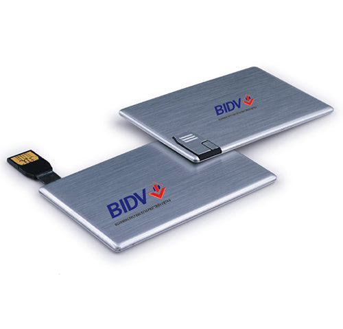 MẪU USB NAME CARD LÀM QUÀ TẶNG IN LOGO BIDV