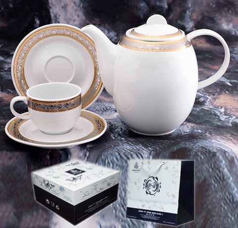 BỘ CÀ PHÊ MINH LONG TRẮNG LÀM QUÀ TẶNG TÂN GIA