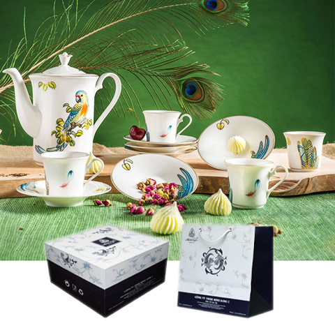 BỘ CÀ PHÊ TULIP NGÀ MINH LONG LÀM QUÀ TẶNG ĐỐI TÁC