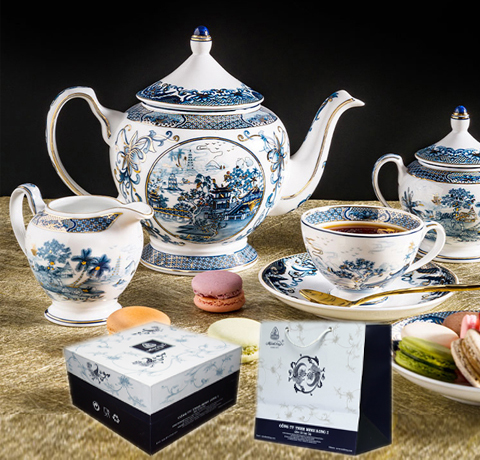 BỘ ẤM TRÀ HOÀNG CUNG HỒN VIỆT LÀM QUÀ TẶNG KỈ NIỆM