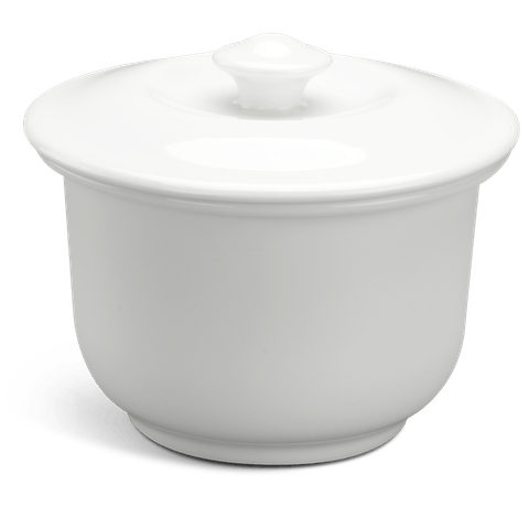 THỐ SỨ 0.52L CAO 12cm DAISY LY'S TRẮNG NGÀ MINH LONG