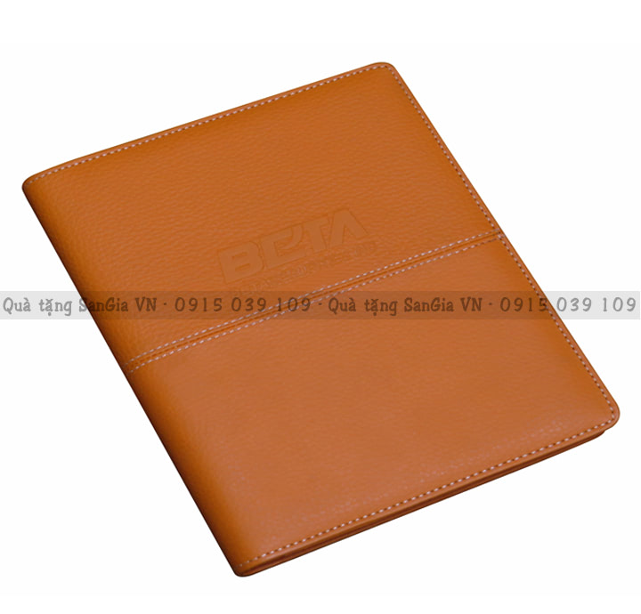 MẪU SỔ QUÀ TẶNG QUẢNG CÁO BÌA SIMILI DẬP LÚN LOGO BETA