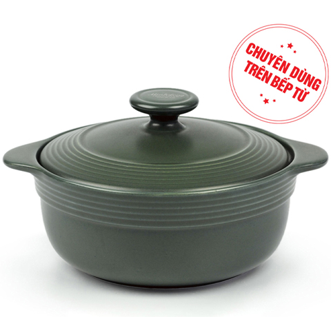 NỒI SỨ 1.1l NẤU BẰNG BẾP TỪ KHÔNG CẦN NƯỚC QUÀ TẶNG SÁNG TẠO