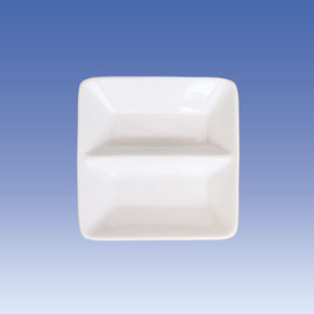 DĨA CHẤM 2 NGĂN CHUAN KUO 10.2x8cm