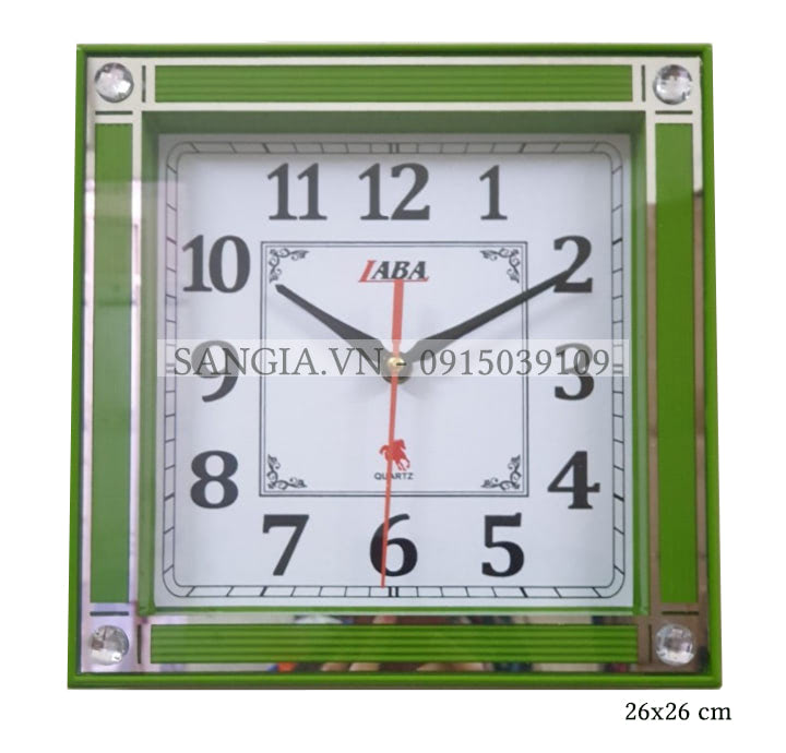 MẪU ĐỒNG HỒ VUÔNG 26CM TẶNG KHÁCH HÀNG