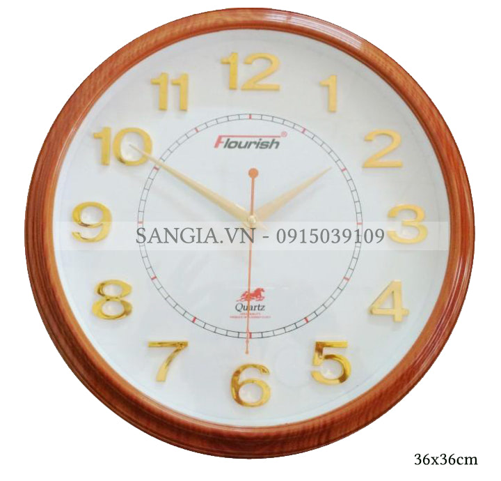 MẪU ĐỒNG HỒ TRÒN MẠ VÀNG QUÀ TẶNG Ý NGHĨA