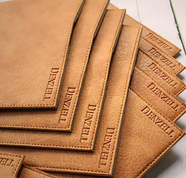 MẪU VÍ NAMECARD PU CAO CẤP DẬP LOGO DENZELL