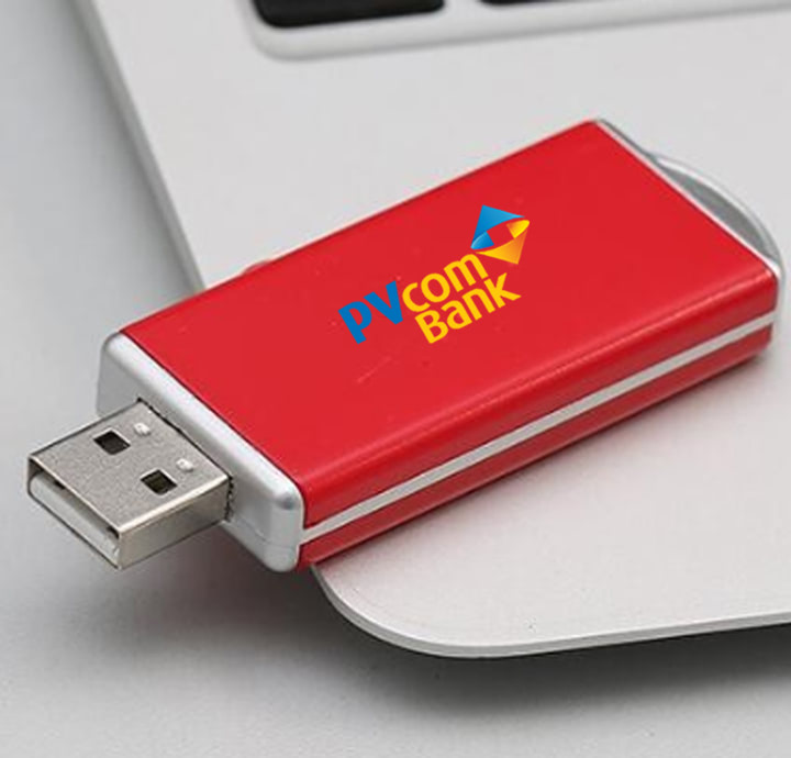 MẪU USB GIÁ RẺ LÀM SỰ KIỆN IN LOGO PVCOM BANK