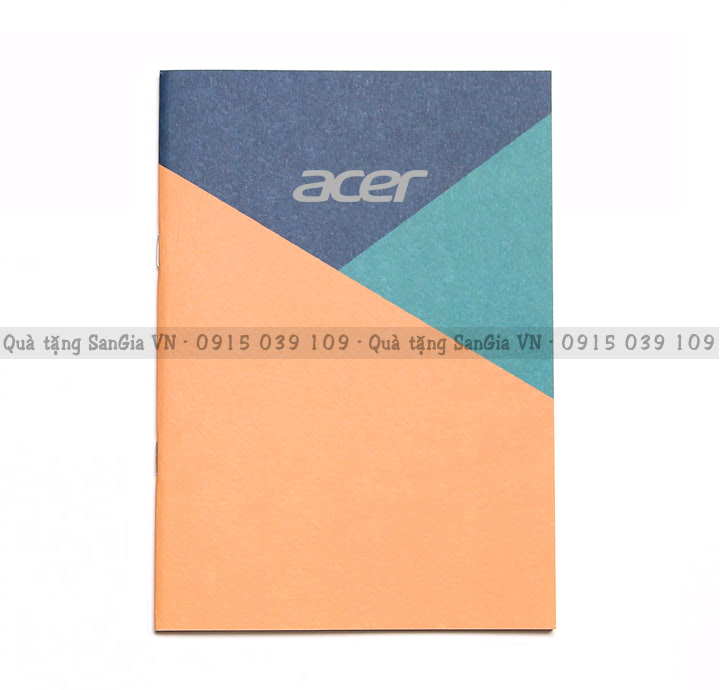 MẪU SỔ QUÀ TẶNG A5 IN LOGO ACER