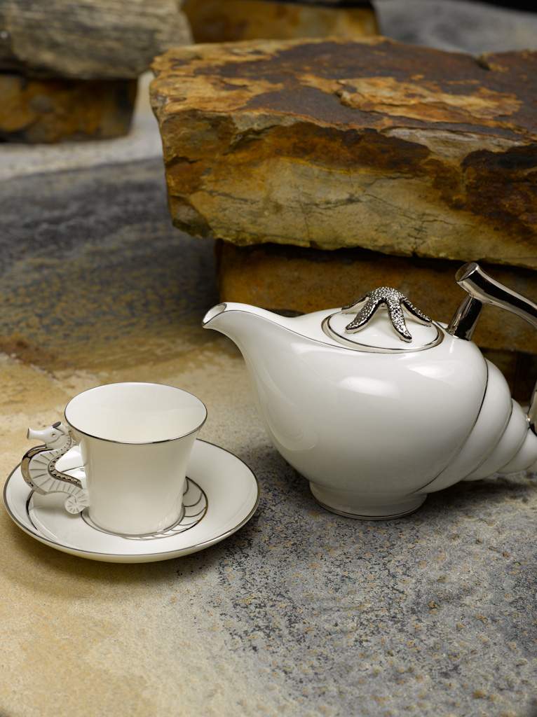 BỘ TRÀ 1.2L NGỌC BIỂN CHỈ BẠC MINH LONG