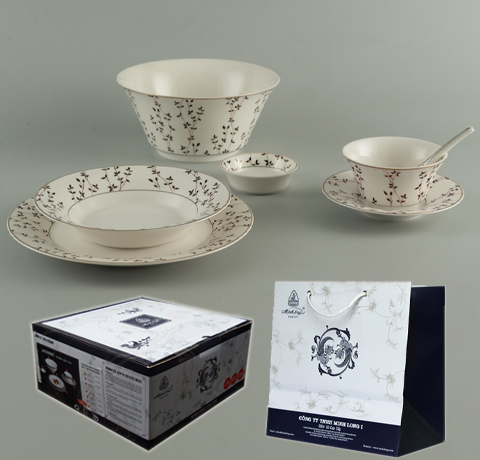 BỘ BÀN ĂN 30SP TULIP NGÀ AWAKENING MINH LONG