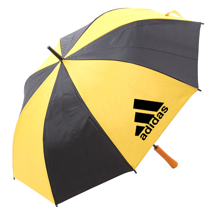 MÃU Ô DÙ QUẢNG CÁO CẦM TAY GẤP 2 IN LOGO ADIDAS