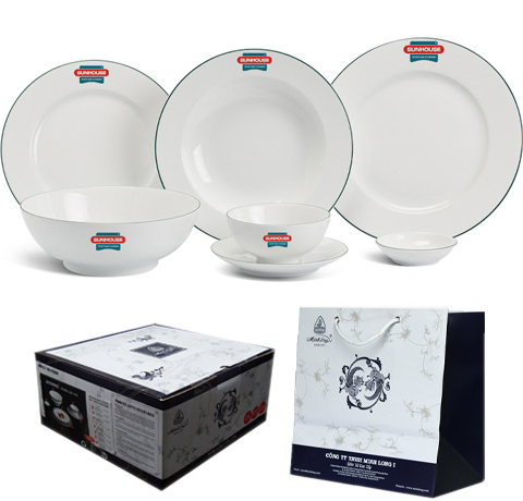 BỘ TÔ CHÉN DĨA 36 MÓN TẶNG CÁC CHỊ EM NỘI TRỢ NGÀY TÂN GIA