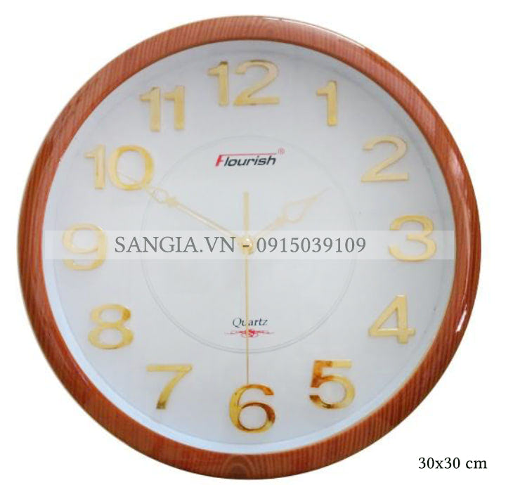 MẪU ĐỒNG HỒ GIẢ GỖ KIM MẠ VÀNG CAO CẤP