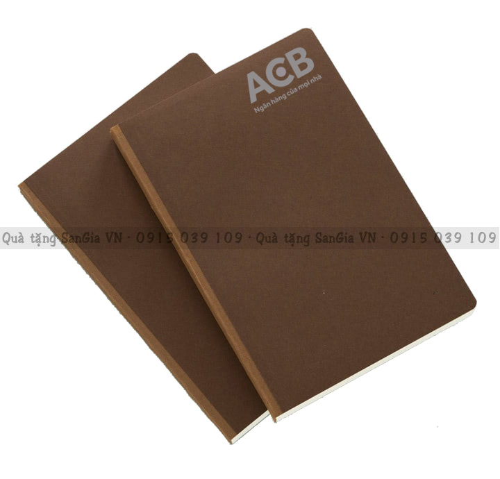 MẪU SỔ QUÀ TẶNG TPHCM GIÁ RẺ IN LOGO ACB