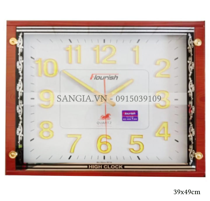 MẪU ĐỒNG HỒ GIẢ GỖ IN HOA VĂN TẶNG ĐỐI TÁC