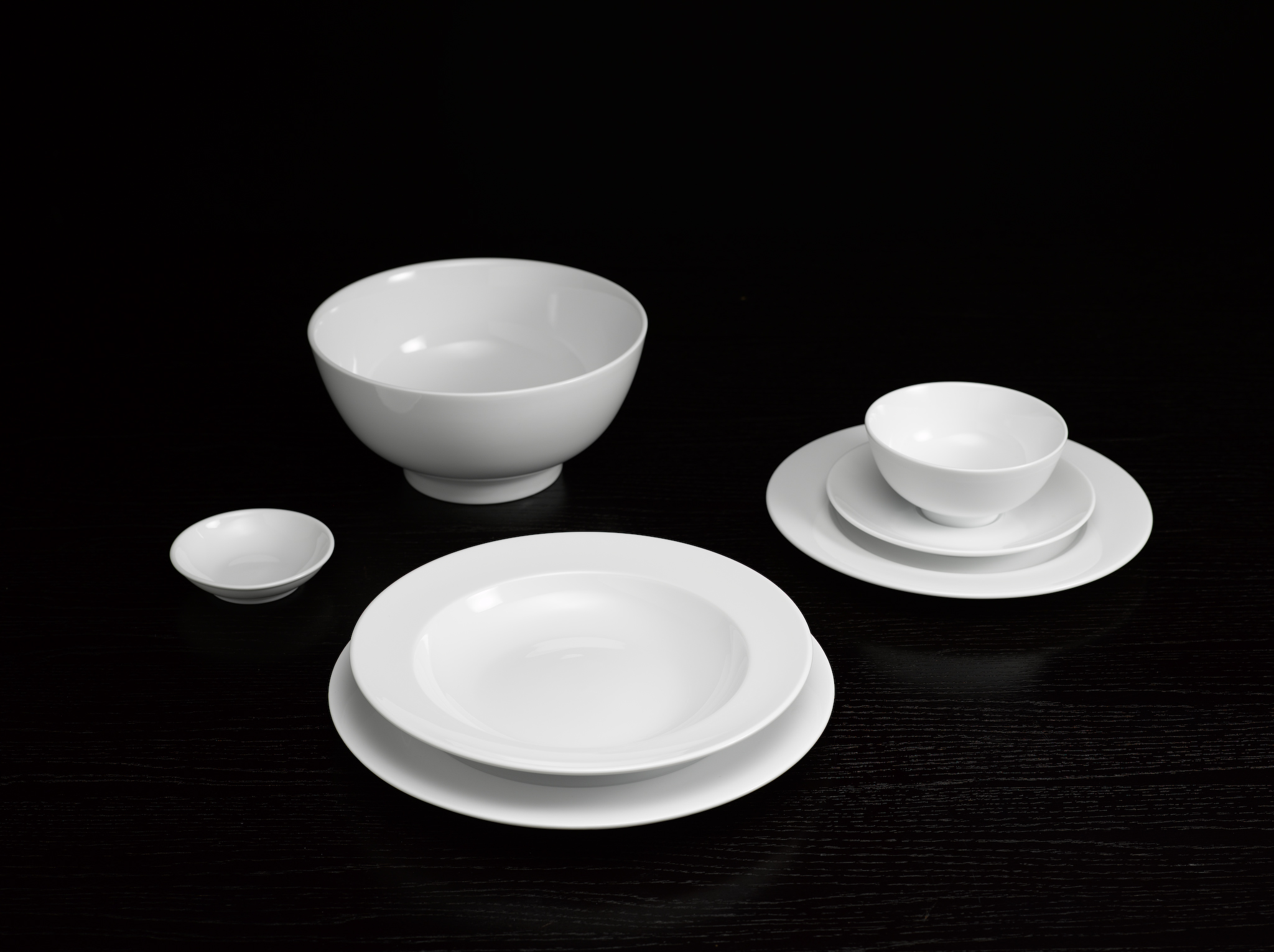 BỘ BÀN ĂN 35SP JASMINE TRẮNG MINH LONG