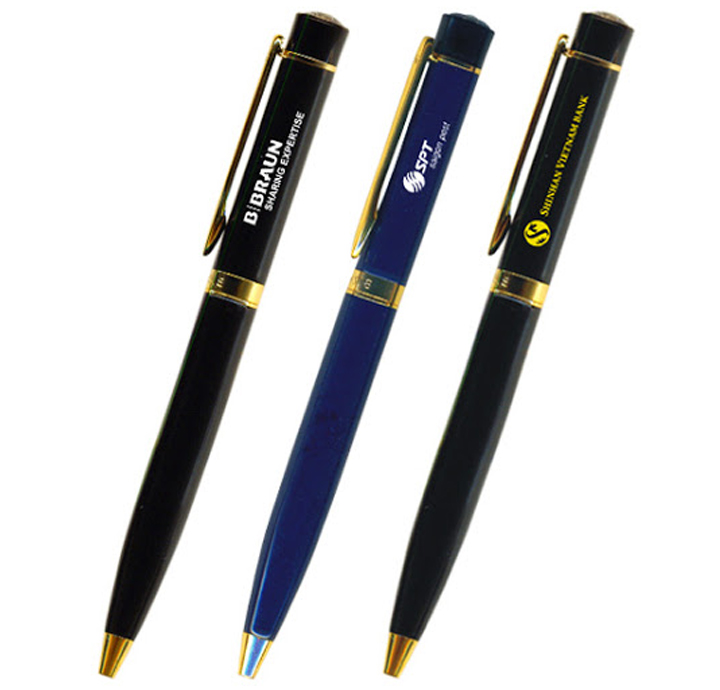 MẪU BÚT KIM LOẠI CAO CẤP IN LOGO SPT