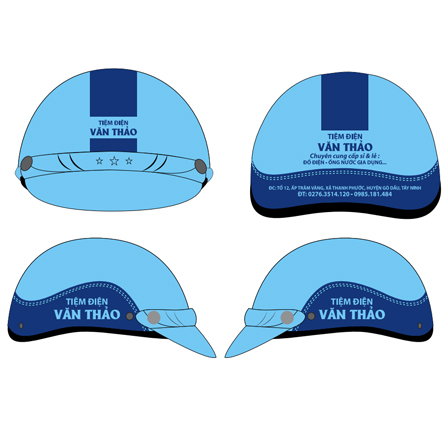 MŨ BẢO HIỂM VESPA DA IN LOGO