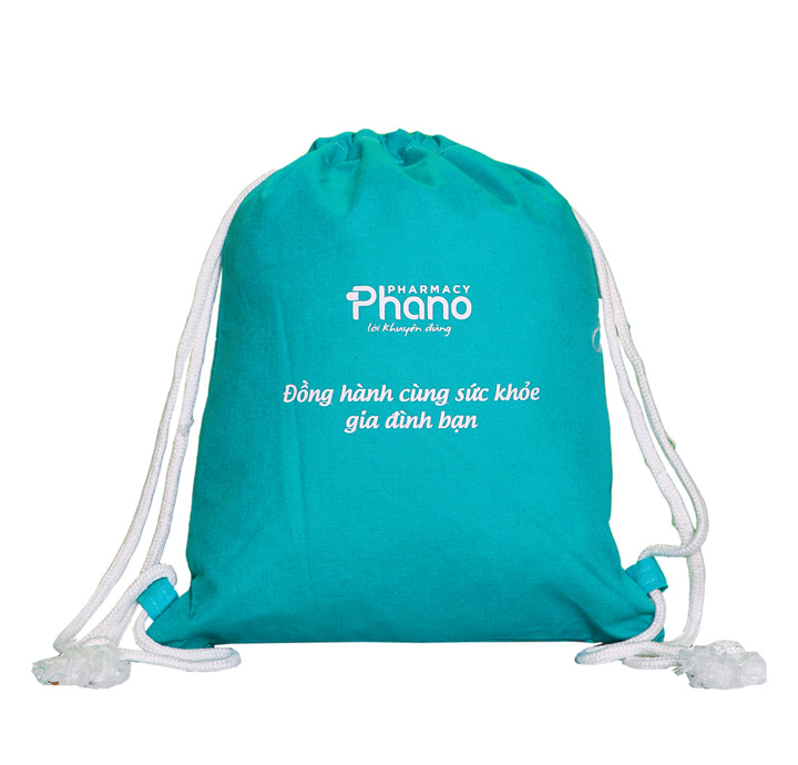 MẪU BALO TÚI XÁCH QUÀ TẶNG IN LOGO PHANO PHARMACY