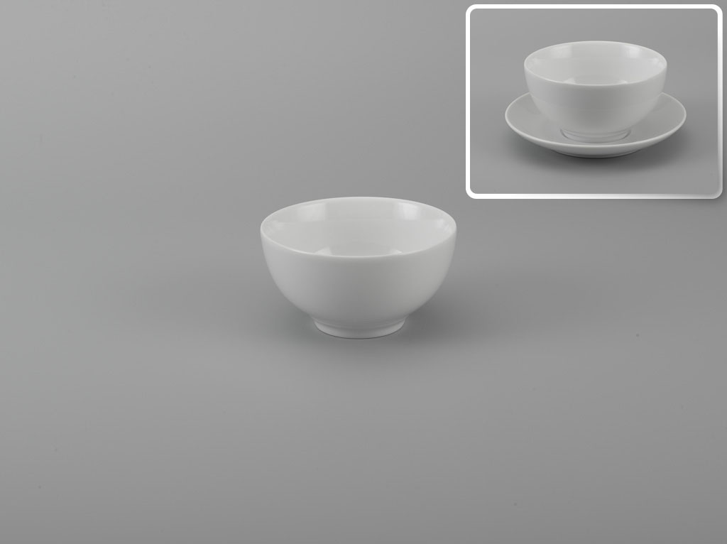 CHÉN CƠM 12cm CAMELLIA TRẮNG MINH LONG