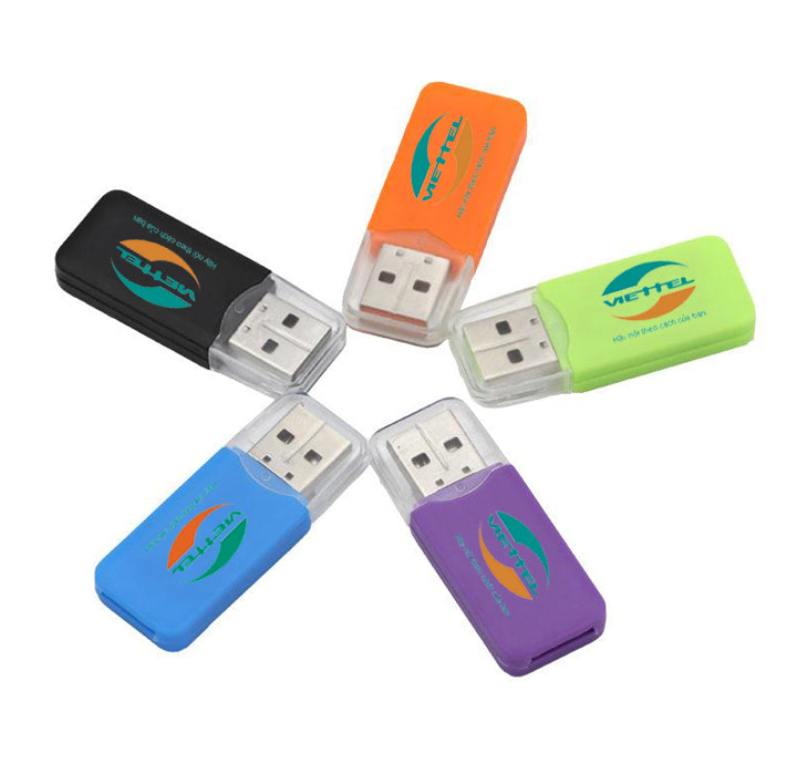 MẪU USB NHỰA IN LOGO DOANH NGHIỆP VIETTEL