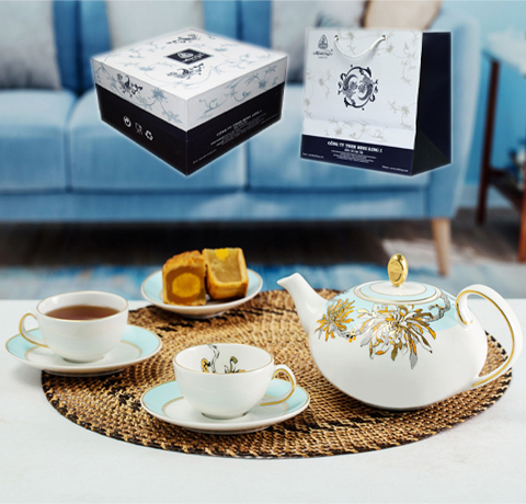 BỘ ẤM TRÀ MINH NGUYỆT LÀM QUÀ TẶNG TIỆC TÂN GIA